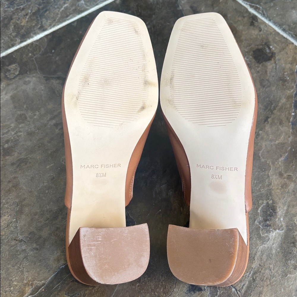 Marc Fisher Leather Fanna Mule - Picture 9 of 12